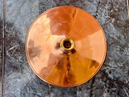 Handcrafted Unlacquered Brass Rain Shower Head