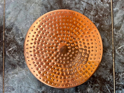 Handcrafted Unlacquered Brass Rain Shower Head