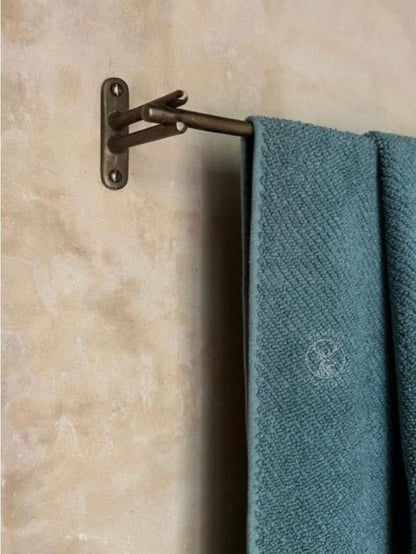 Vintage Towel Holder Solid Brass Towel Rail