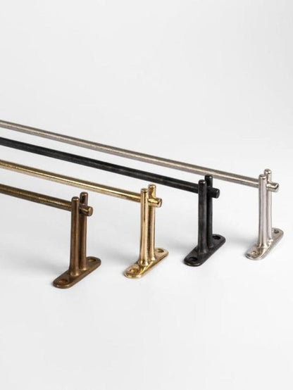 Vintage Towel Holder Solid Brass Towel Rail