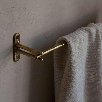 Vintage Towel Holder Solid Brass Towel Rail