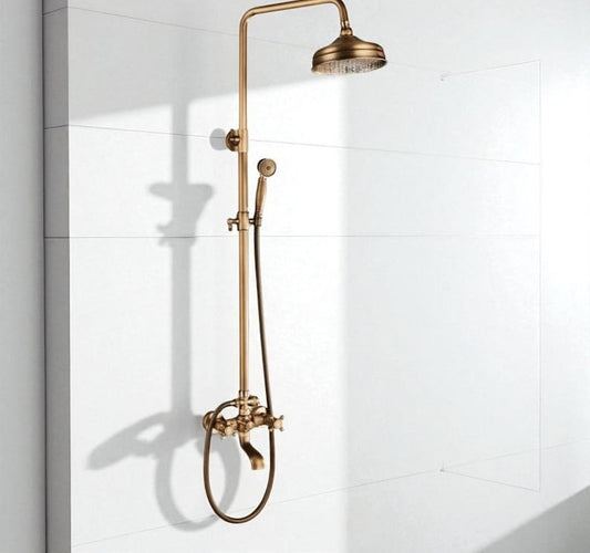 Antique Brass Shower System