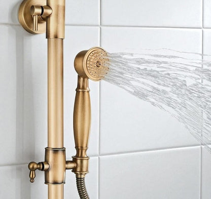 Antique Brass Shower System