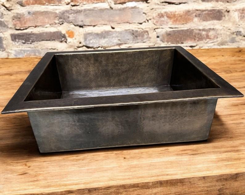 Smooth Bronze Workstation Kitchen Sink