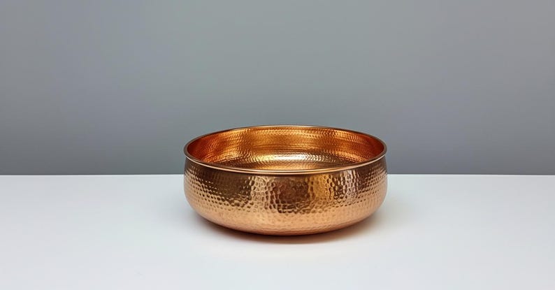 Hand-Hammered Copper Bowl