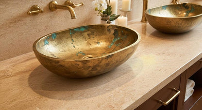 Artisan Aged Brass Bathroom Sink