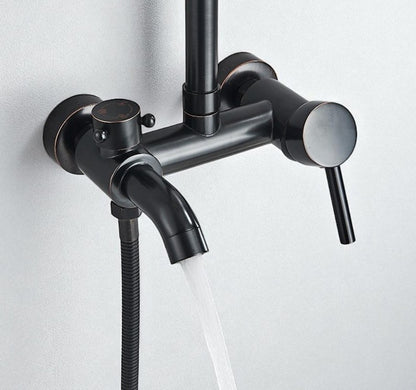 Antique Brass Rainfall System