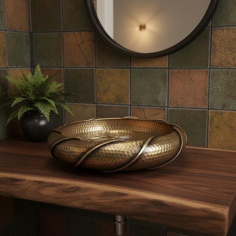 Rustic Industrial Vessel Washbasin