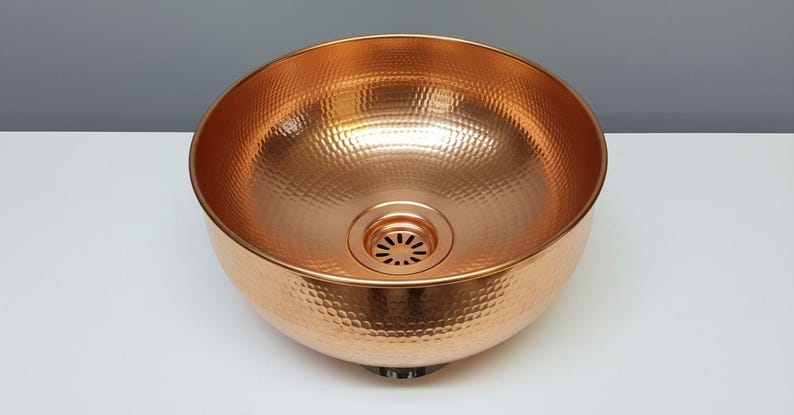 Hand-Hammered Copper Bowl