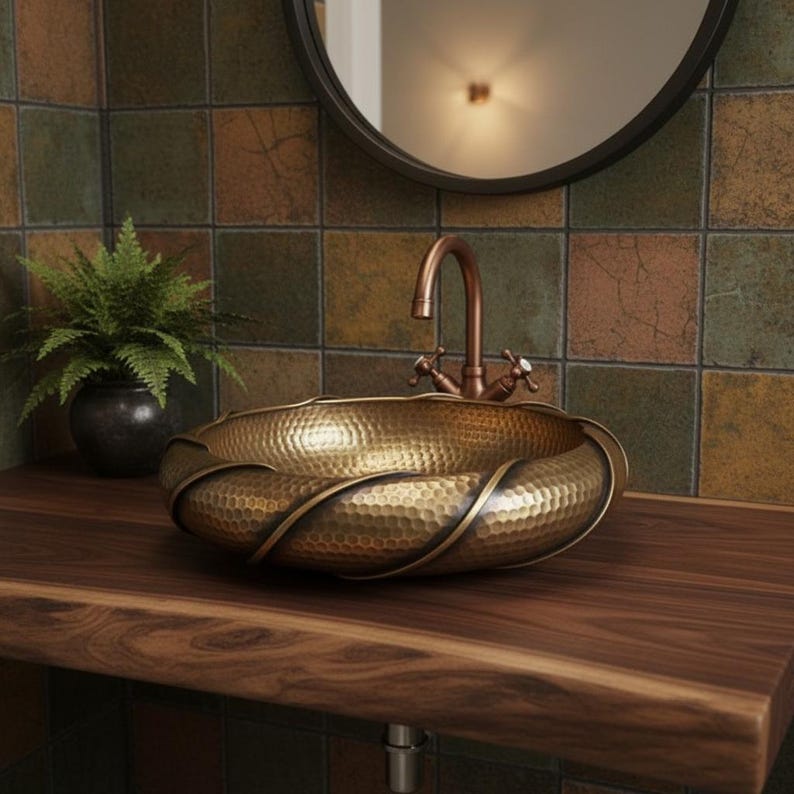 Rustic Industrial Vessel Washbasin