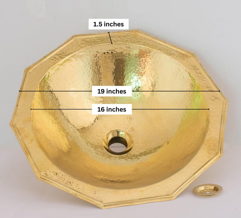 Artisanal Moroccan Sink Collection: Hand-Hammered Brass &amp; Copper