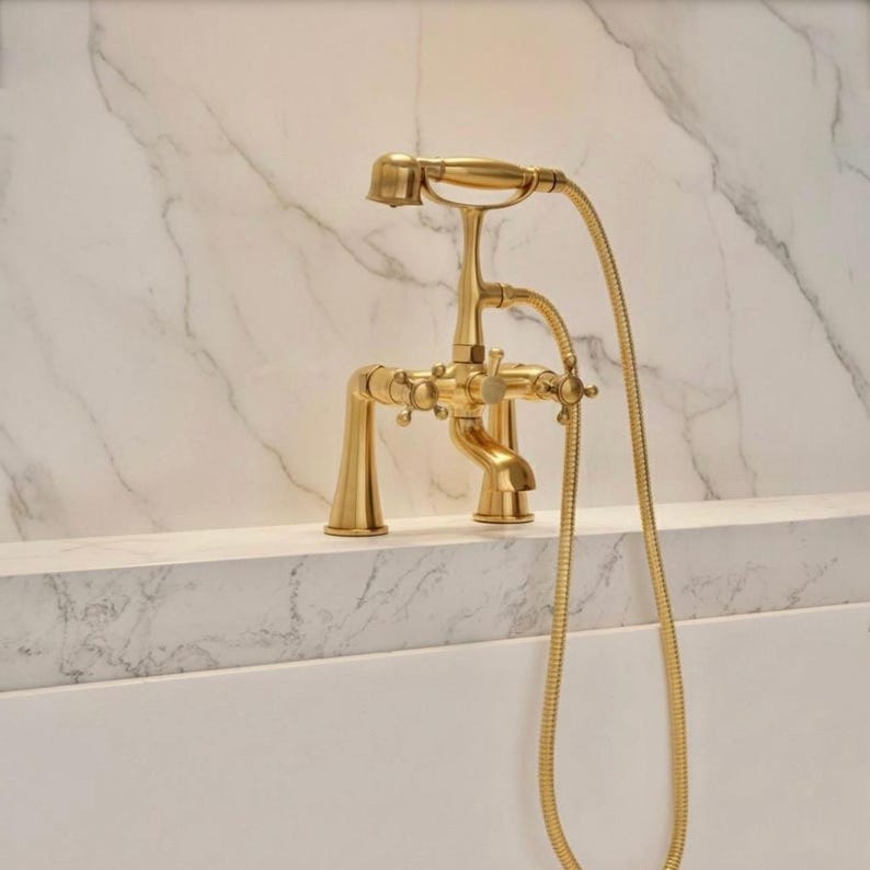 Artisan Unlacquered Copper & Brass Shower Collection