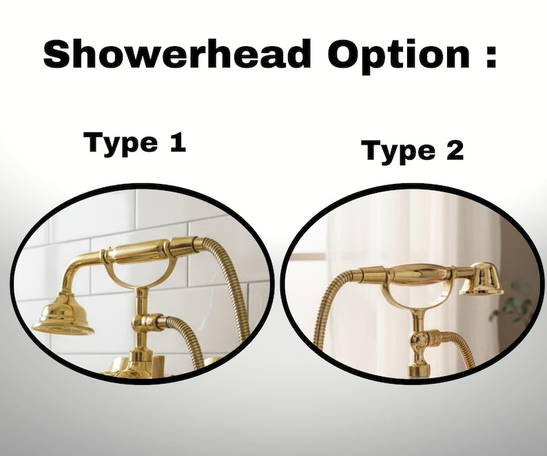 Hammered Brass Bathtub Faucet