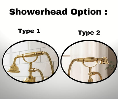Hammered Brass Bathtub Faucet
