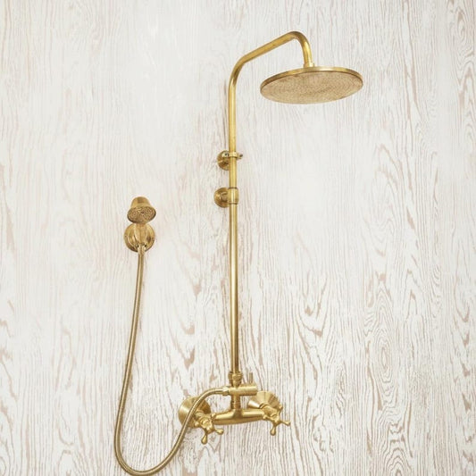 Handcrafted Moroccan Brass Shower System