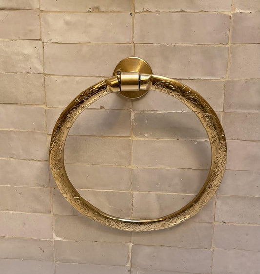 Gold Moroccan Towel Ring