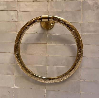 Gold Moroccan Towel Ring