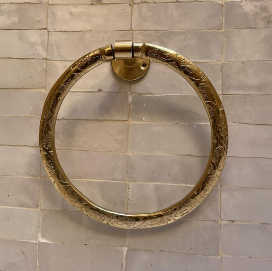 Gold Moroccan Towel Ring