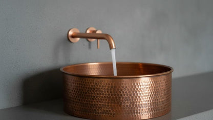 Hammered Copper Vessel Sink