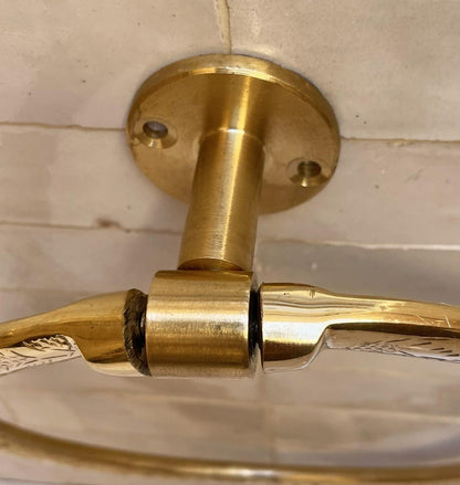 Gold Moroccan Towel Ring