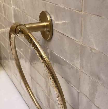 Gold Moroccan Towel Ring