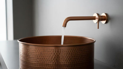 Hammered Copper Vessel Sink