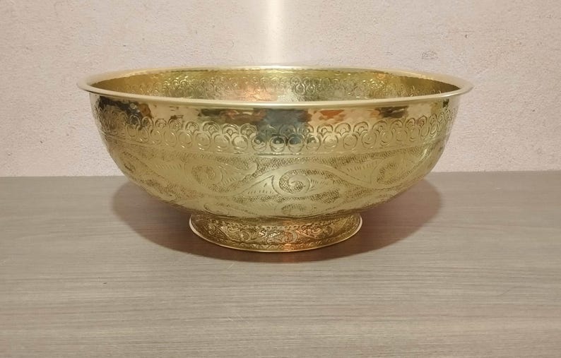 Handmade Engraved Bronze Sink