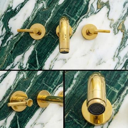 Modern Wall-Mounted Lever Faucet
