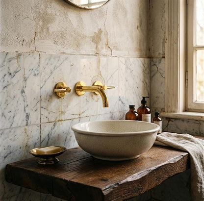 Modern Wall-Mounted Lever Faucet