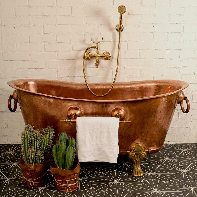 Artisan Unlacquered Brass Shower Collection
