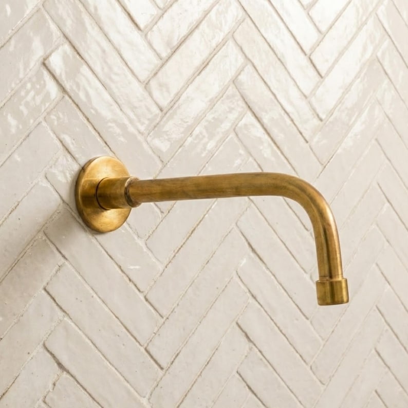 Exquisite Hand-Rubbed Brass Concealed Shower System