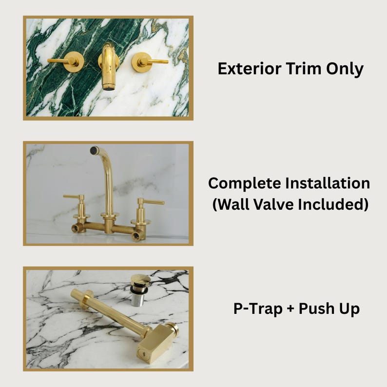 Modern Wall-Mounted Lever Faucet