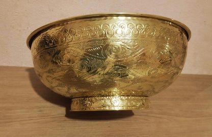 Handmade Engraved Bronze Sink