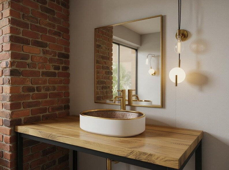 Modern Oval Vessel Sink in Matte White.