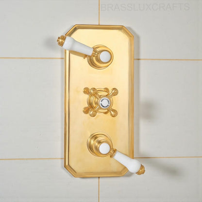 Luxury Handcrafted Solid Brass Shower System