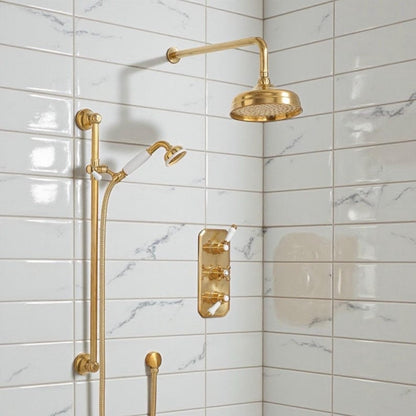 Luxury Handcrafted Solid Brass Shower System