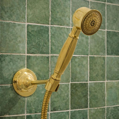 Luxury Solid Brass Exposed Shower System with Tub Spout