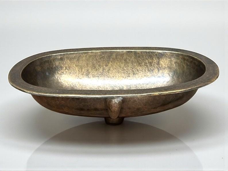 Hammered Brass Farmhouse Sink
