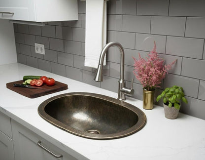 Hammered Brass Farmhouse Sink