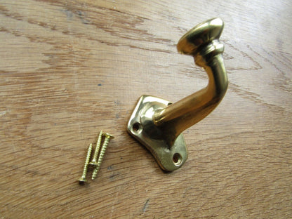 Vintage Victorian Solid Brass Coat Hook