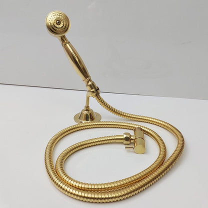 Artisan Engraved Antique Copper Shower Mixer