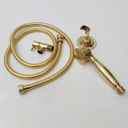 Artisan Engraved Antique Copper Shower Mixer