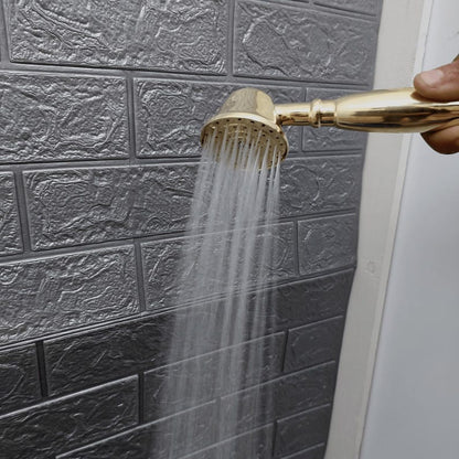 Artisan Engraved Antique Copper Shower Mixer