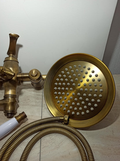 Luxury Antique Brass Handheld Shower Set