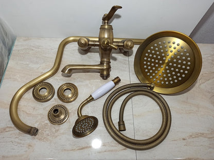 Luxury Antique Brass Handheld Shower Set