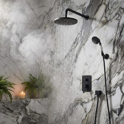 Artisan Moroccan Unlacquered Brass Shower System
