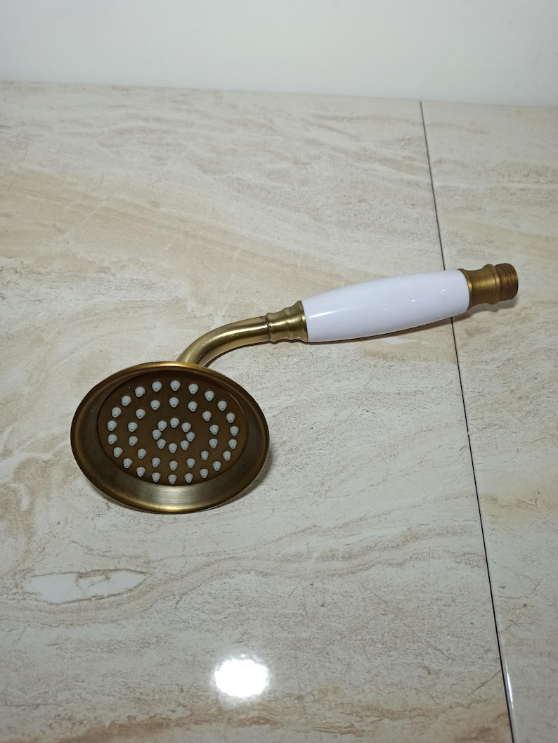 Luxury Antique Brass Handheld Shower Set