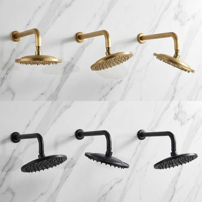 Artisan Moroccan Unlacquered Brass Shower System