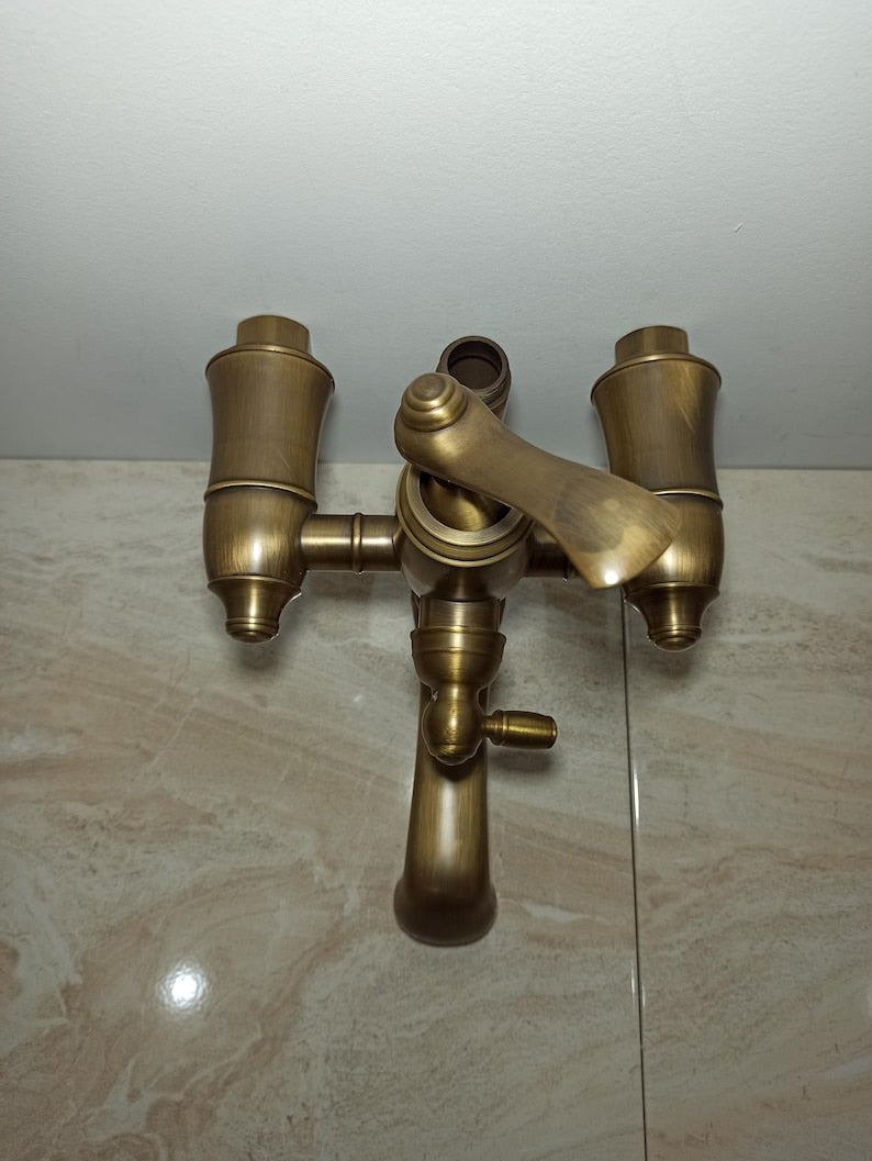 Luxury Antique Brass Handheld Shower Set