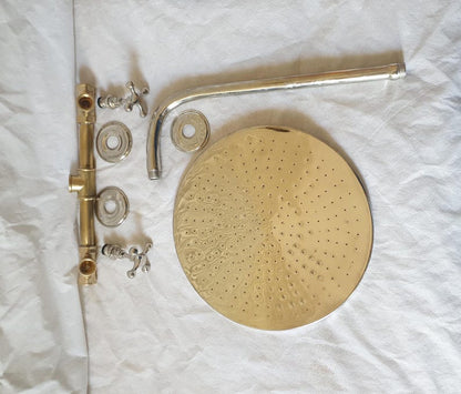 Luxury Brass Rainfall Shower Set